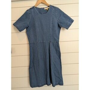 Lightweight Denim Minimalist Dress Downeast Size Small Great For Layering
